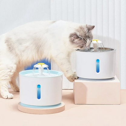 KatFlow Drinkfontein voor Katten met LED-verlichting