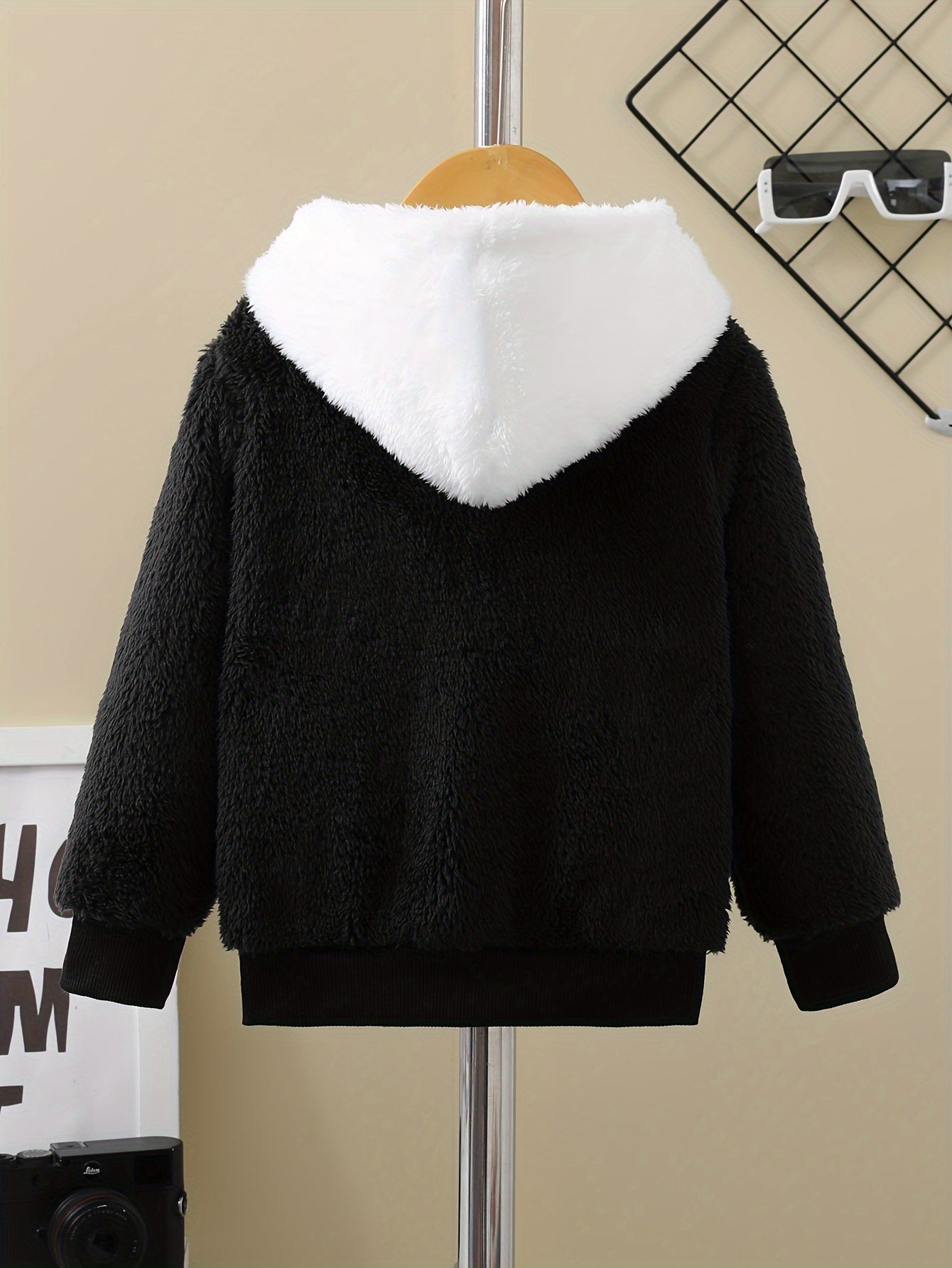 Kinder Fleece Capuchonjack met Rits