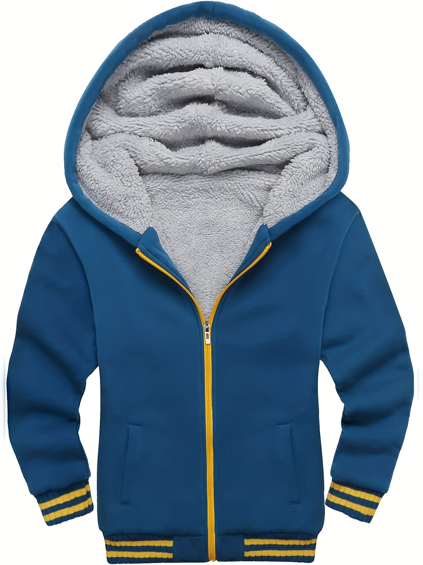 Kinder Fleece Hoodie met Sherpa Voering