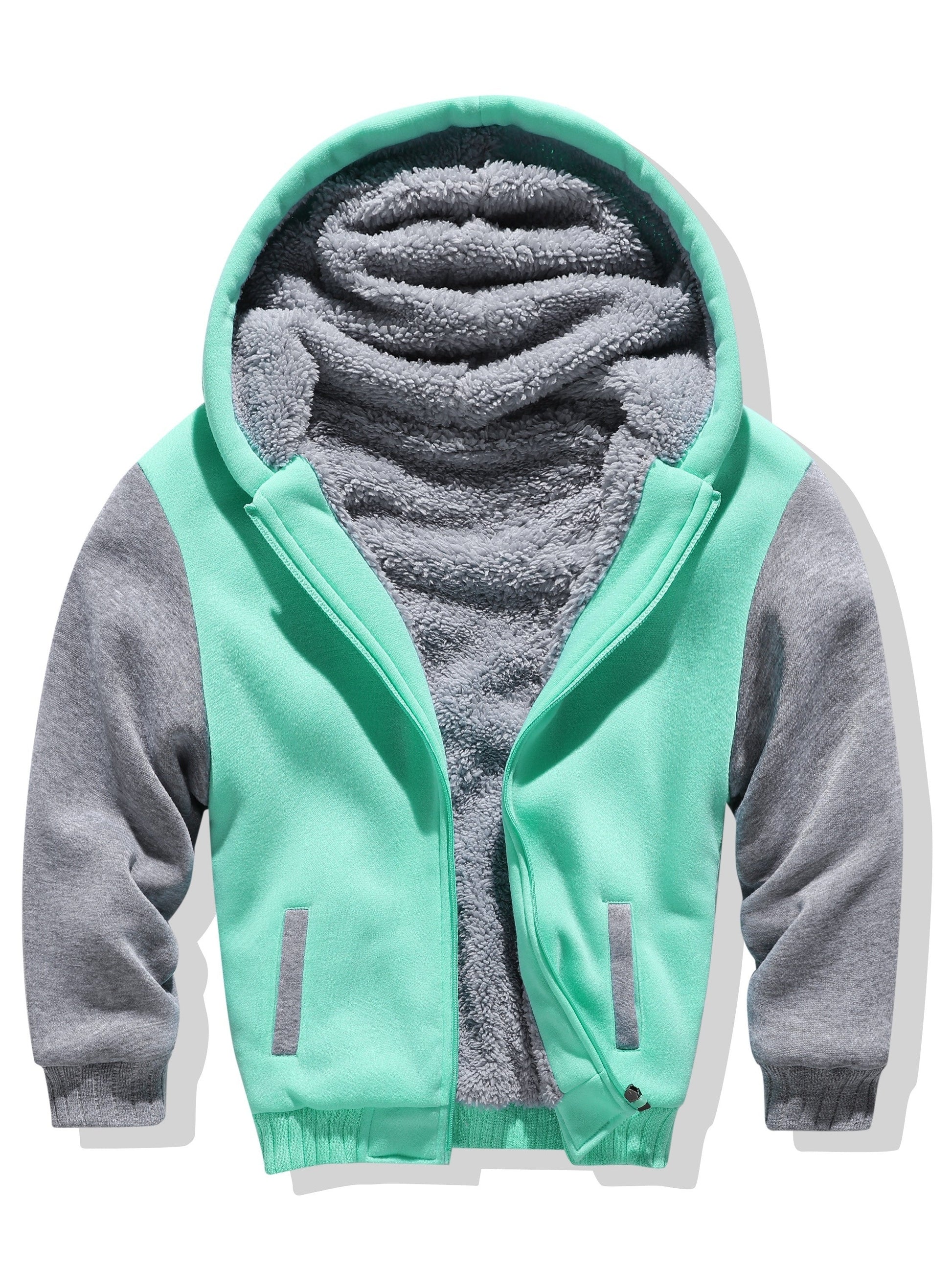 Kinder Fleece Hoodie met Sherpa Voering