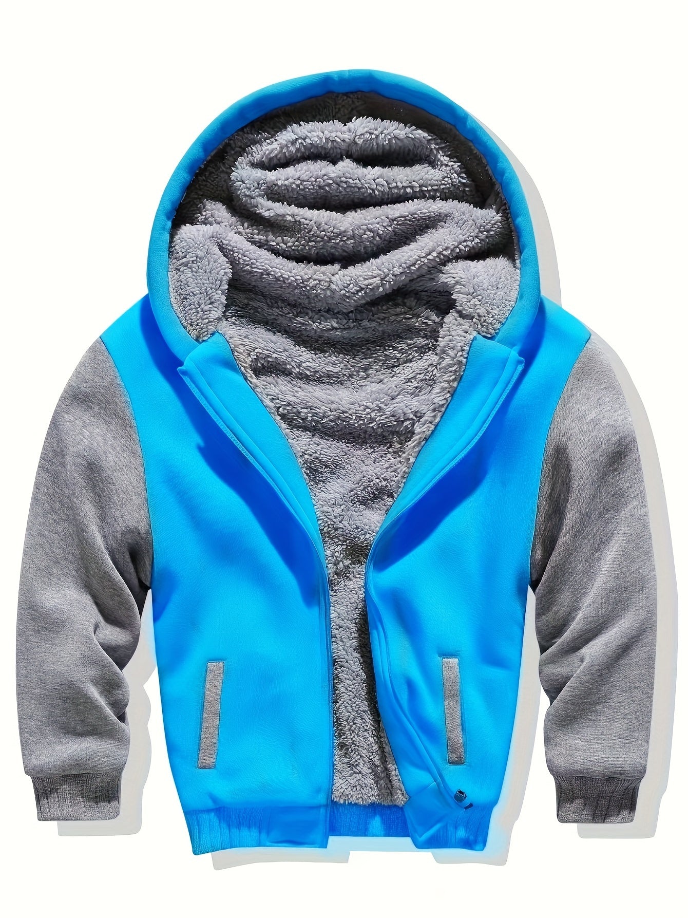 Kinder Fleece Hoodie met Sherpa Voering
