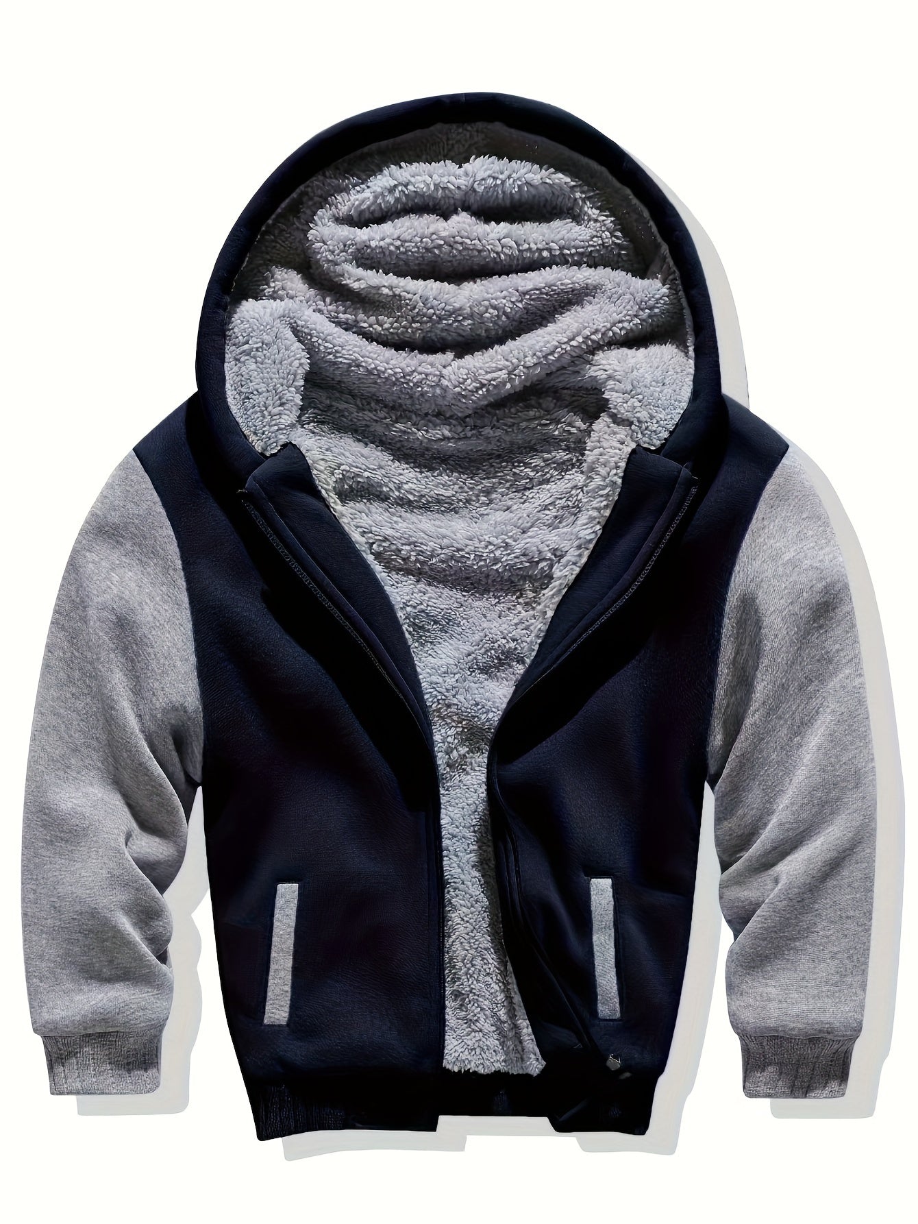 Kinder Fleece Hoodie met Sherpa Voering
