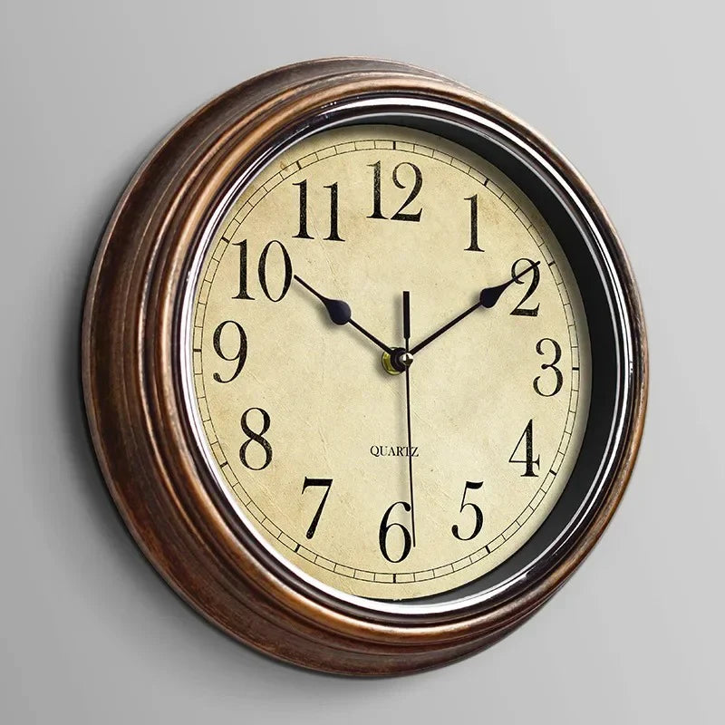 Klassieke Houten Wandklok 30cm Stil