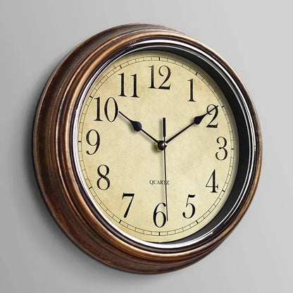 Klassieke Houten Wandklok 30cm Stil