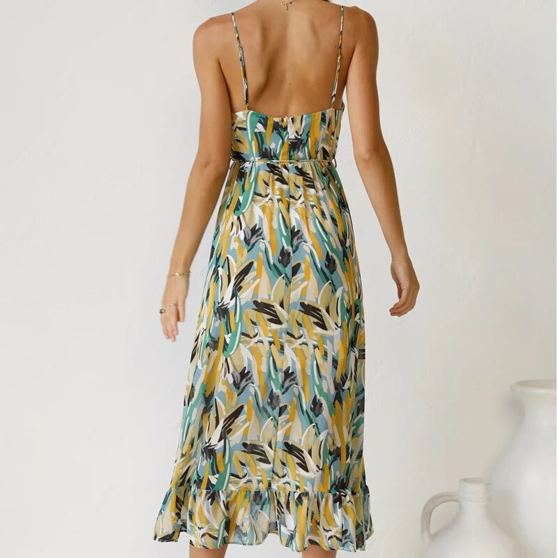 Kleurrijke Zomerjurk Belinda - Trendy Design
