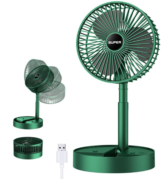 Krachtige Kantelbare Oplaadbare Ventilator Compact