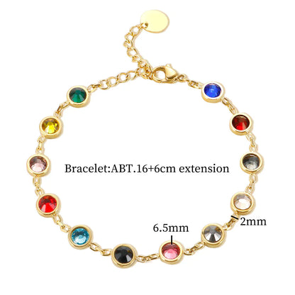 Kristallen Kleurenspel Bedelarmband