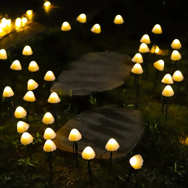 MushroomGlow – Paddestoel Stringlampen voor Sfeervolle Tuinverlichting