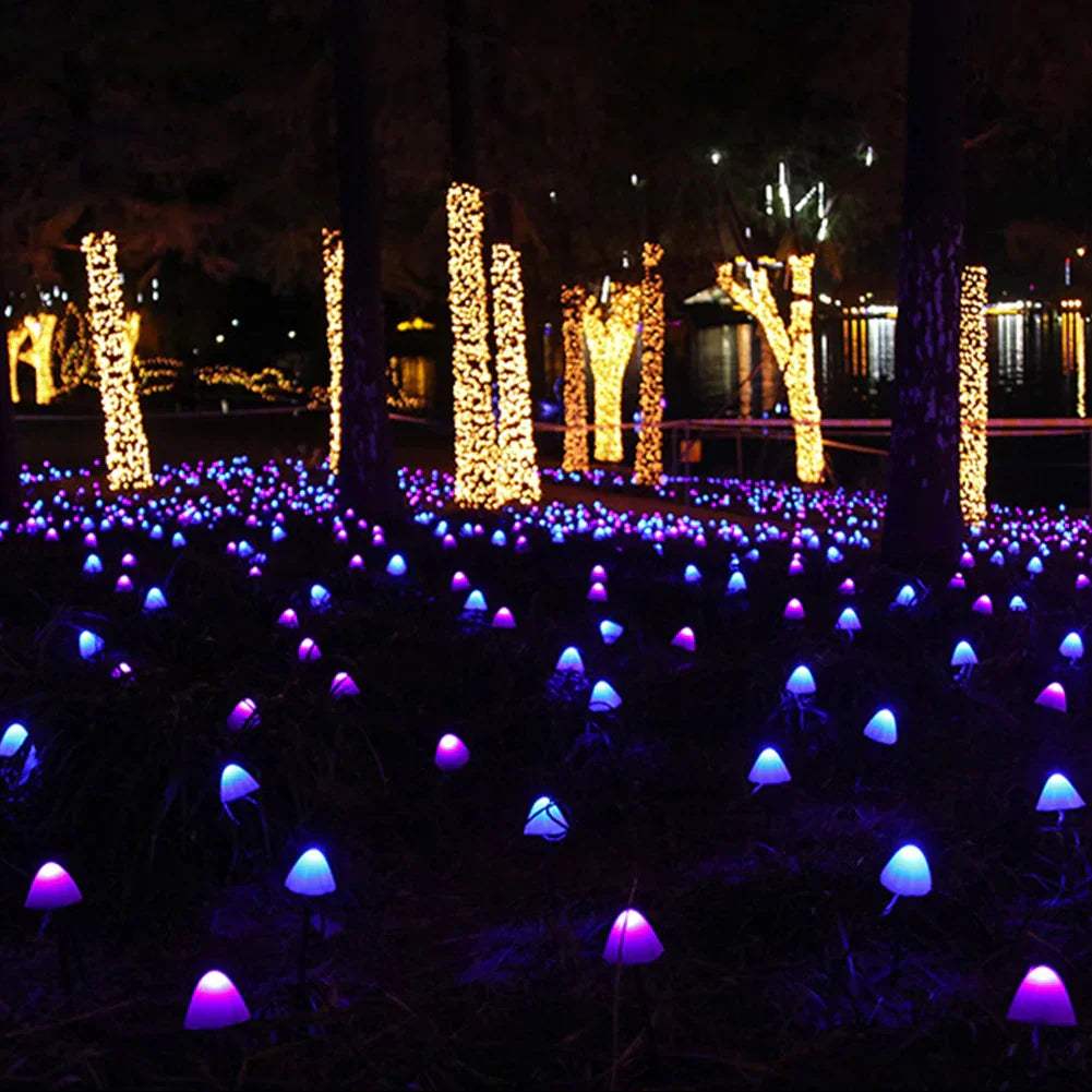 MushroomGlow – Paddestoel Stringlampen voor Sfeervolle Tuinverlichting