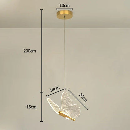 LED Vlinder Hanglamp Kinderkamer Magisch Design