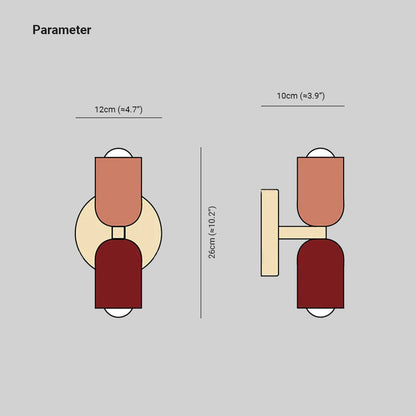 MorandiGlow – Applique LED en métal pour un design moderne