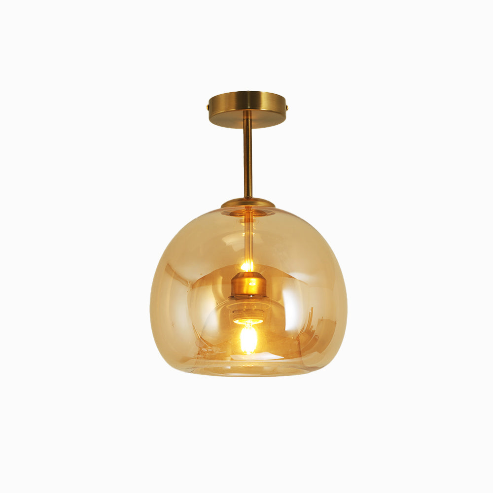 Goldenova - Elegante Ronde Plafondlamp in Zwart en Goud