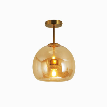 Goldenova - Elegante Ronde Plafondlamp in Zwart en Goud