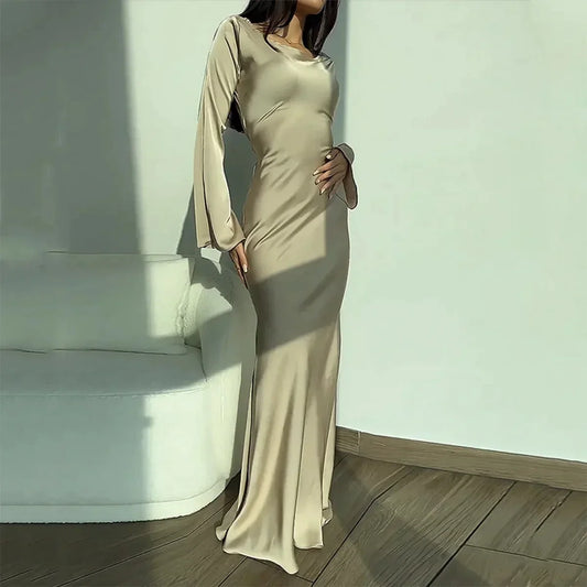 Lange Mouwen Jurk - Agnes Elegantie