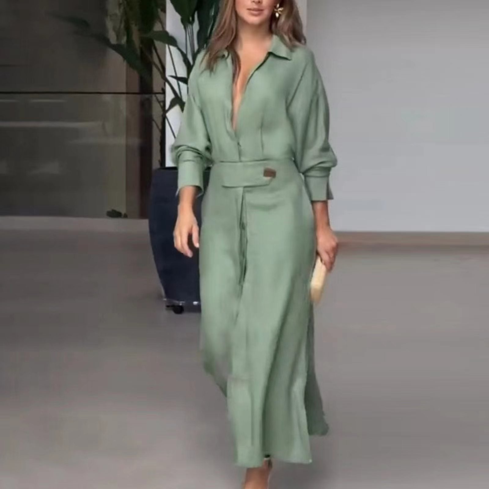 Lange Mouwen Jurk - Jaya Elegantie