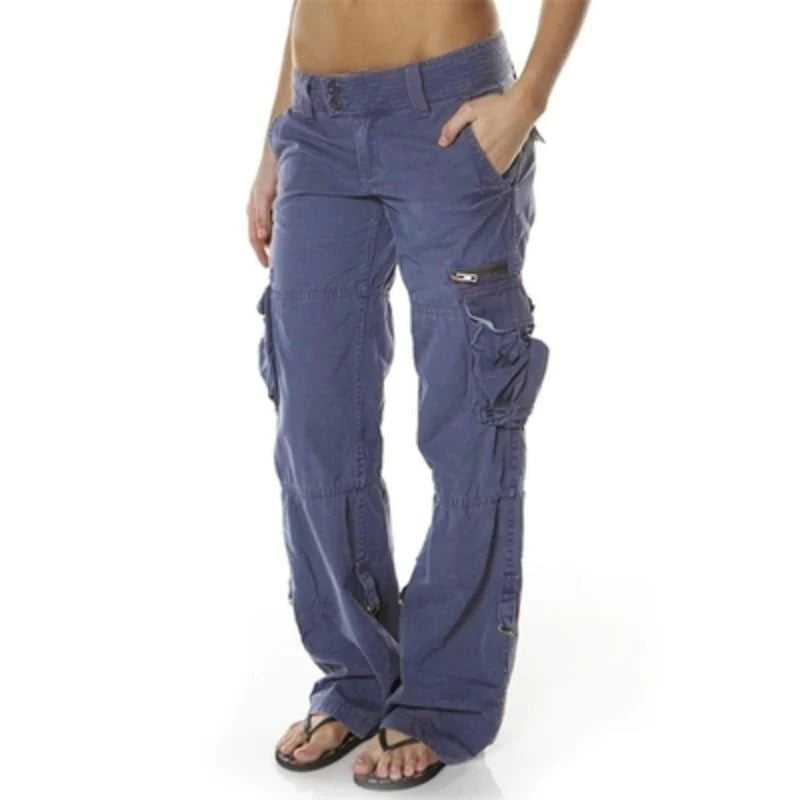 Leandra Dames Cargo Broek met Zakken