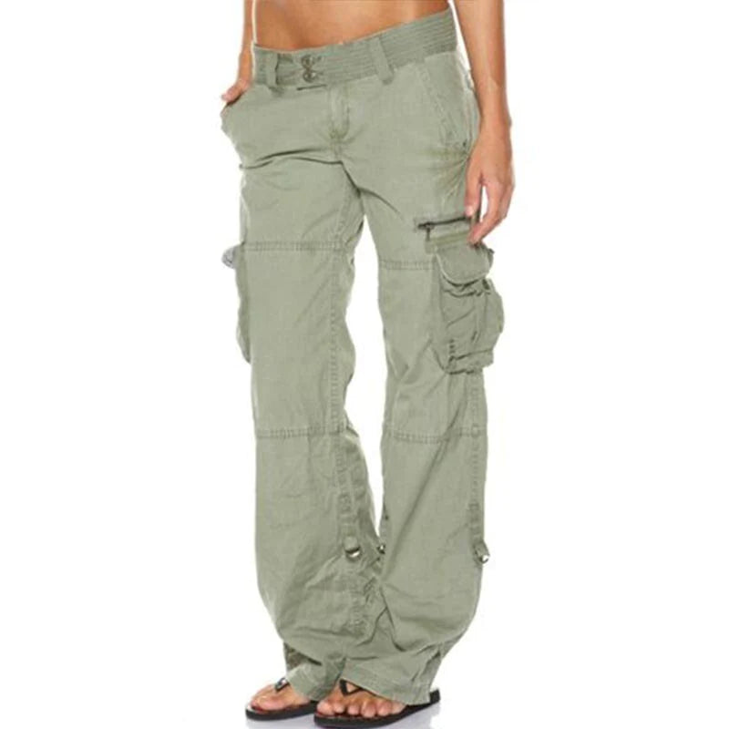 Leandra Dames Cargo Broek met Zakken