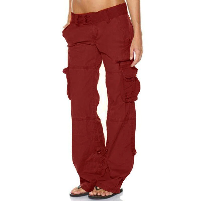 Leandra Dames Cargo Broek met Zakken