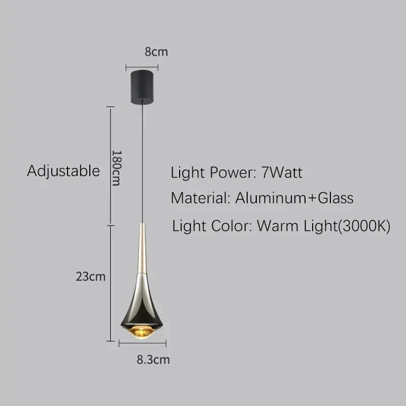 Aurora Luxuria - Elegante Verzilverde Hanglamp