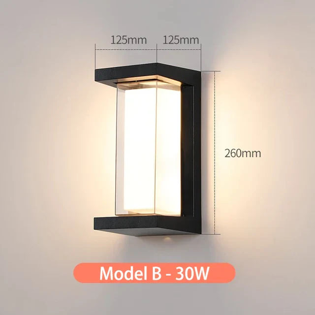 SereneGlow – Buiten Wandlamp voor Sfeervolle Verlichting