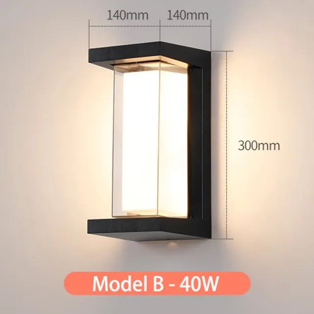 SereneGlow – Buiten Wandlamp voor Sfeervolle Verlichting