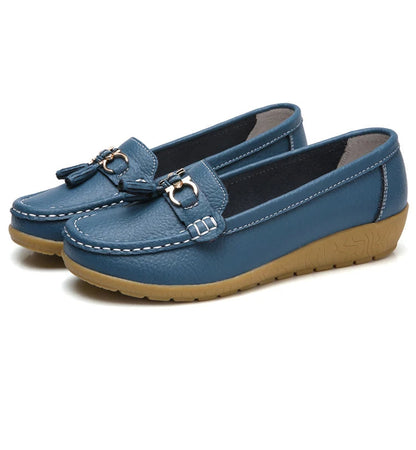 Leren Ballerina Flats met Comfortabel Design
