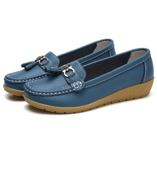 Leren Ballerina Flats met Comfortabel Design