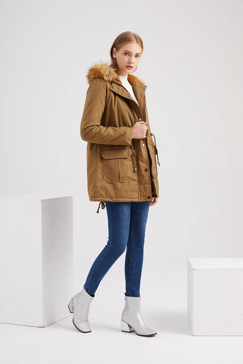 Levelle - Elegante Dames Tussenjas met Capuchon