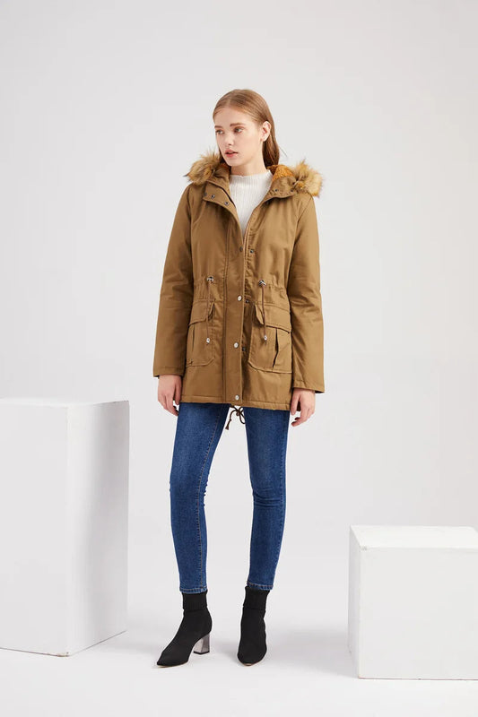 Levelle - Elegante Dames Tussenjas met Capuchon