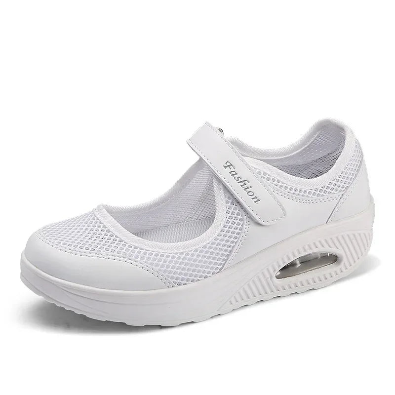 Lichtgewicht Dames Sneakers met Wedge Zool