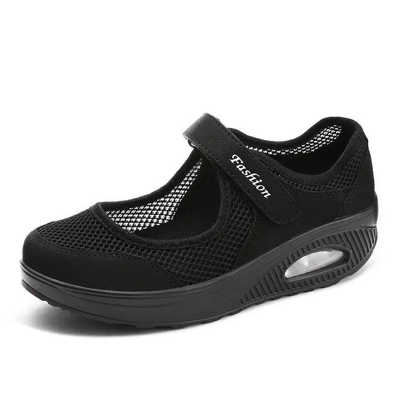 Lichtgewicht Dames Sneakers met Wedge Zool