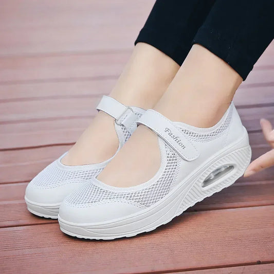 Lichtgewicht Dames Sneakers met Wedge Zool