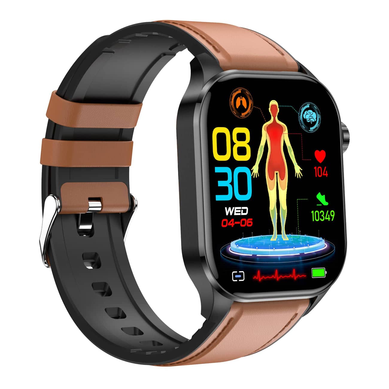 LifeSync Smartwatch met Geavanceerde Gezondheidsmonitoring