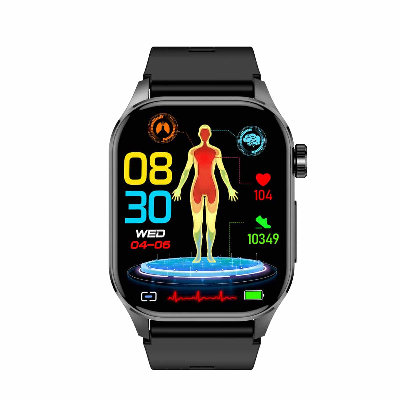 LifeSync Smartwatch met Geavanceerde Gezondheidsmonitoring