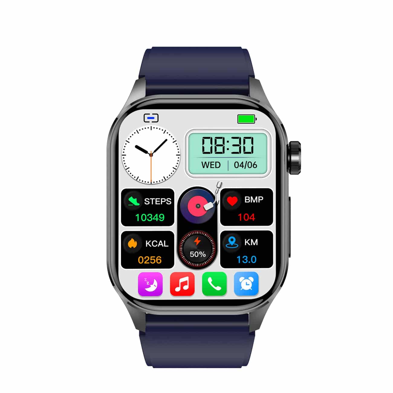 LifeSync Smartwatch met Geavanceerde Gezondheidsmonitoring