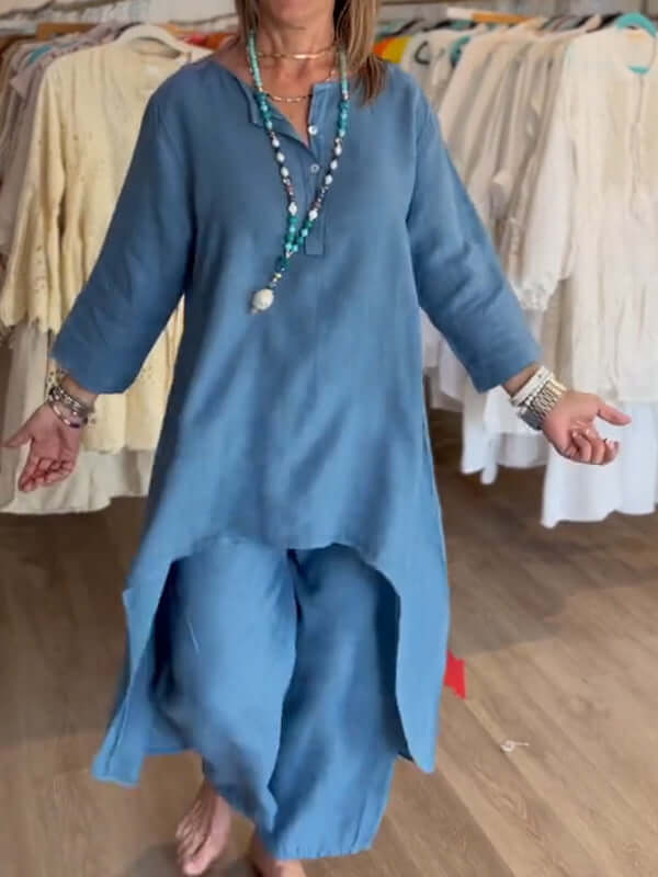 Linnen Damespak Wanda - Elegant en Comfortabel