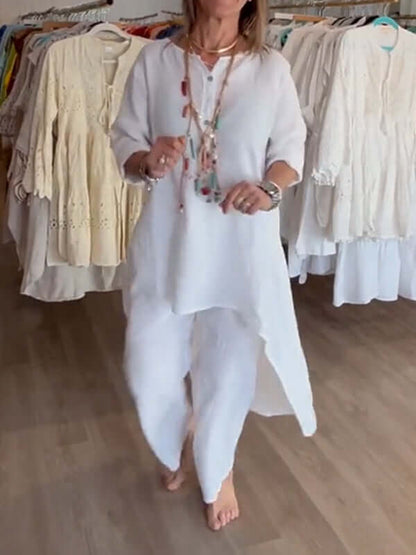 Linnen Damespak Wanda - Elegant en Comfortabel
