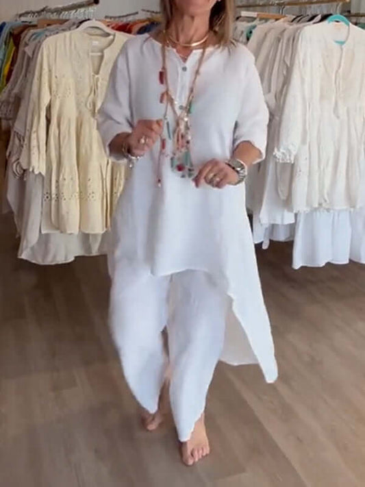 Linnen Damespak Wanda - Elegant en Comfortabel