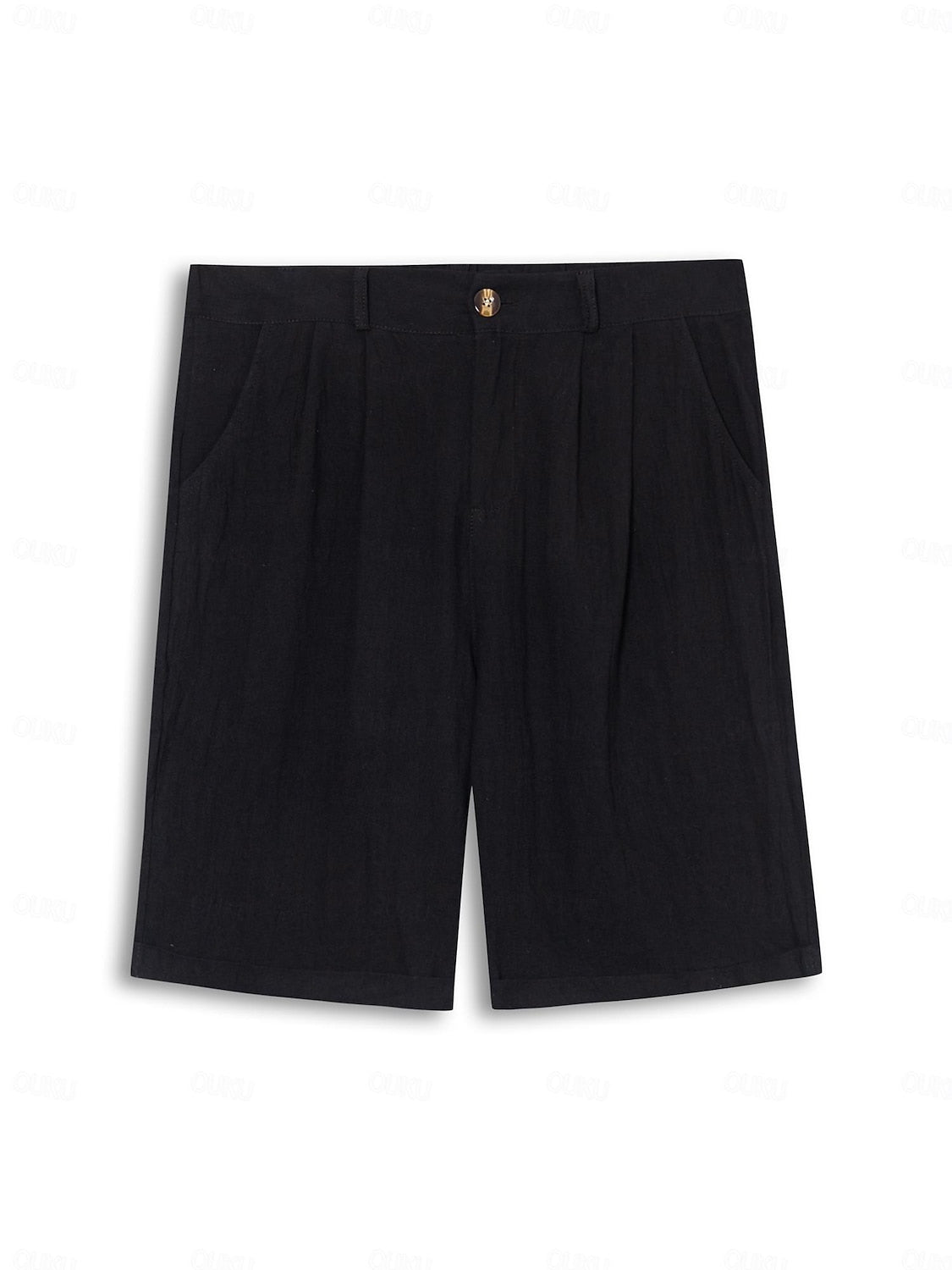 Linnen-Katoenen Heren Short Klassiek Design