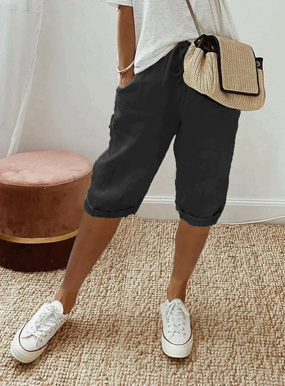 Linnen Zomerbroek Dames - Elegante Stijl