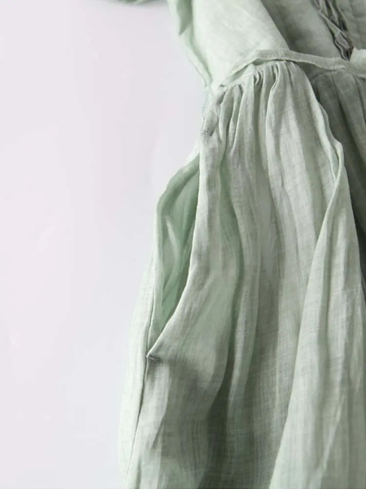 Linnen Zomerjurk - Elegant en Comfortabel