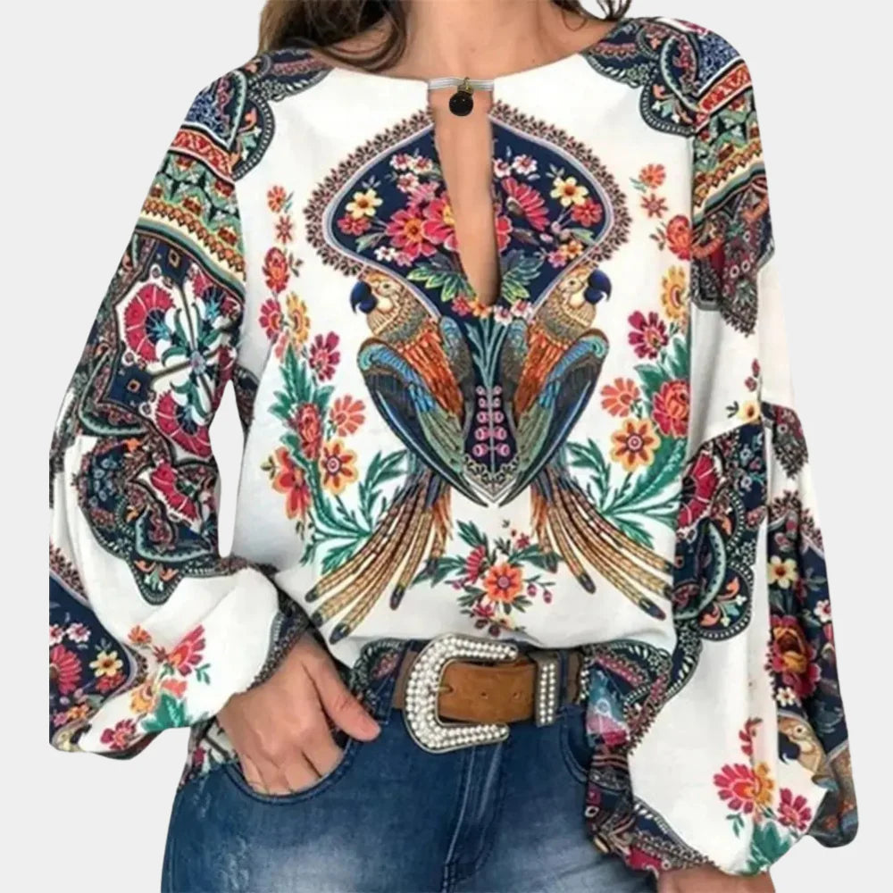 Liora – Elegante Luchtige Zomerblouse Dames