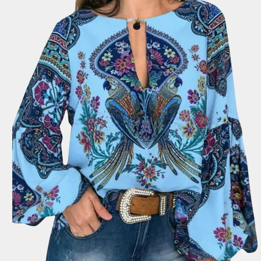 Liora – Elegante Luchtige Zomerblouse Dames