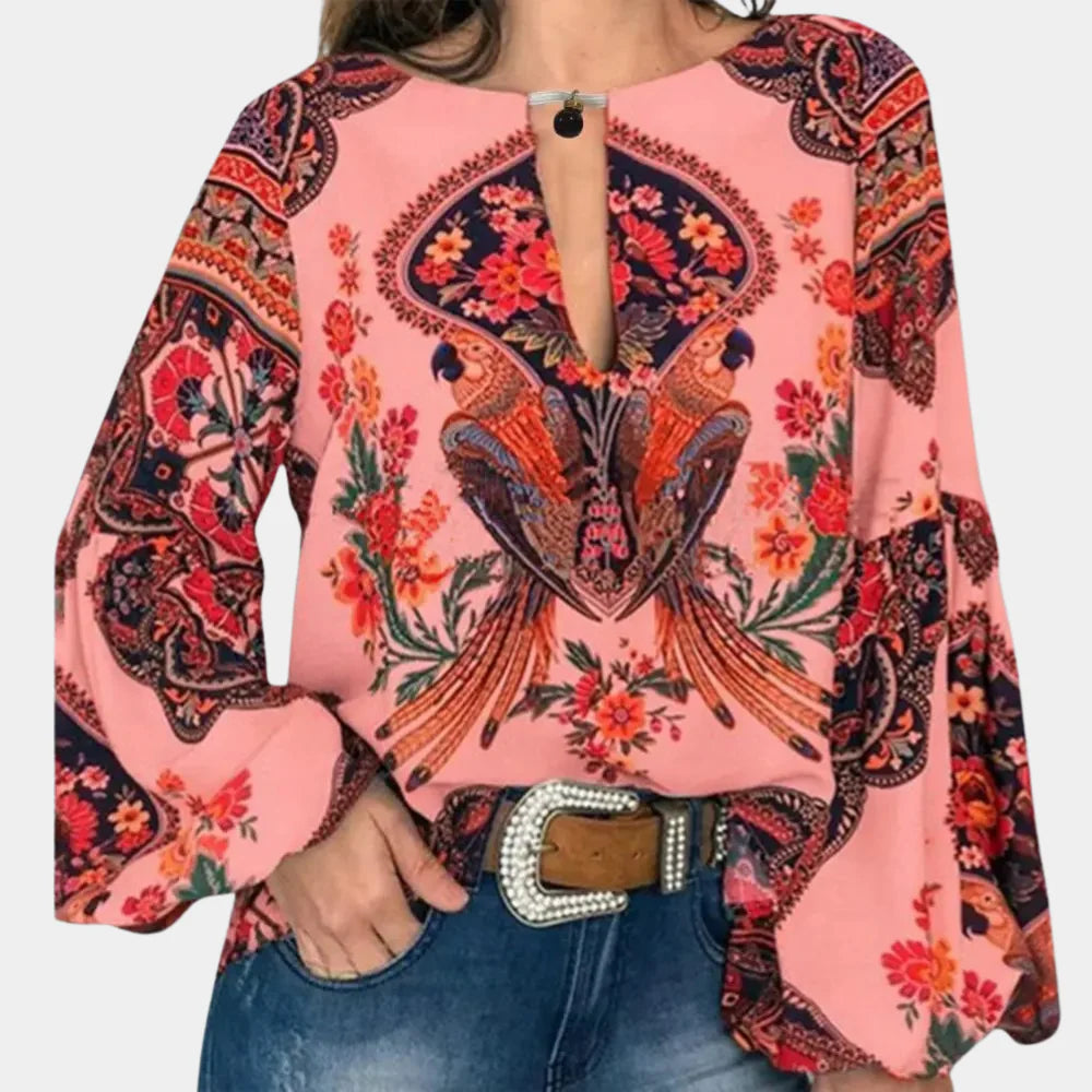 Liora – Elegante Luchtige Zomerblouse Dames