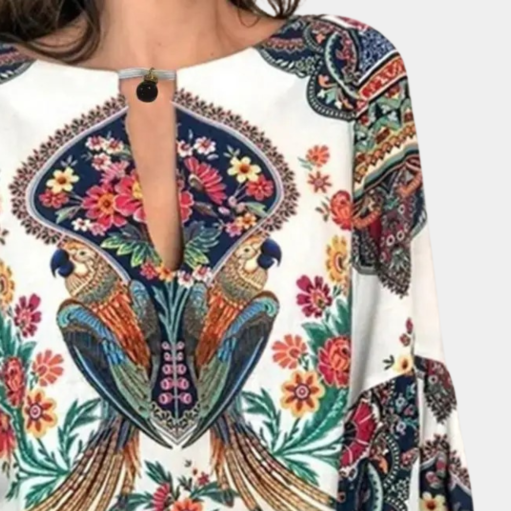 Liora – Elegante Luchtige Zomerblouse Dames