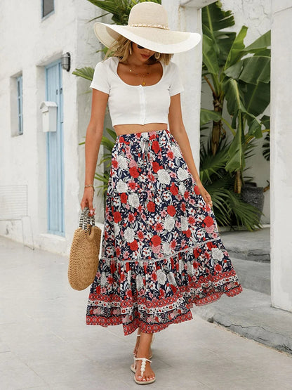 Liora – Retro Zomerrok met Print