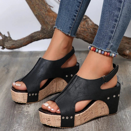 Lissy Dames Lederen Comfort Sandalen