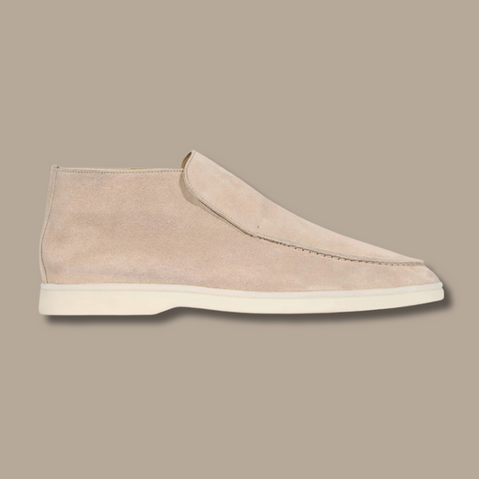 Louine Suède Herenloafers Stijlvol en Comfortabel