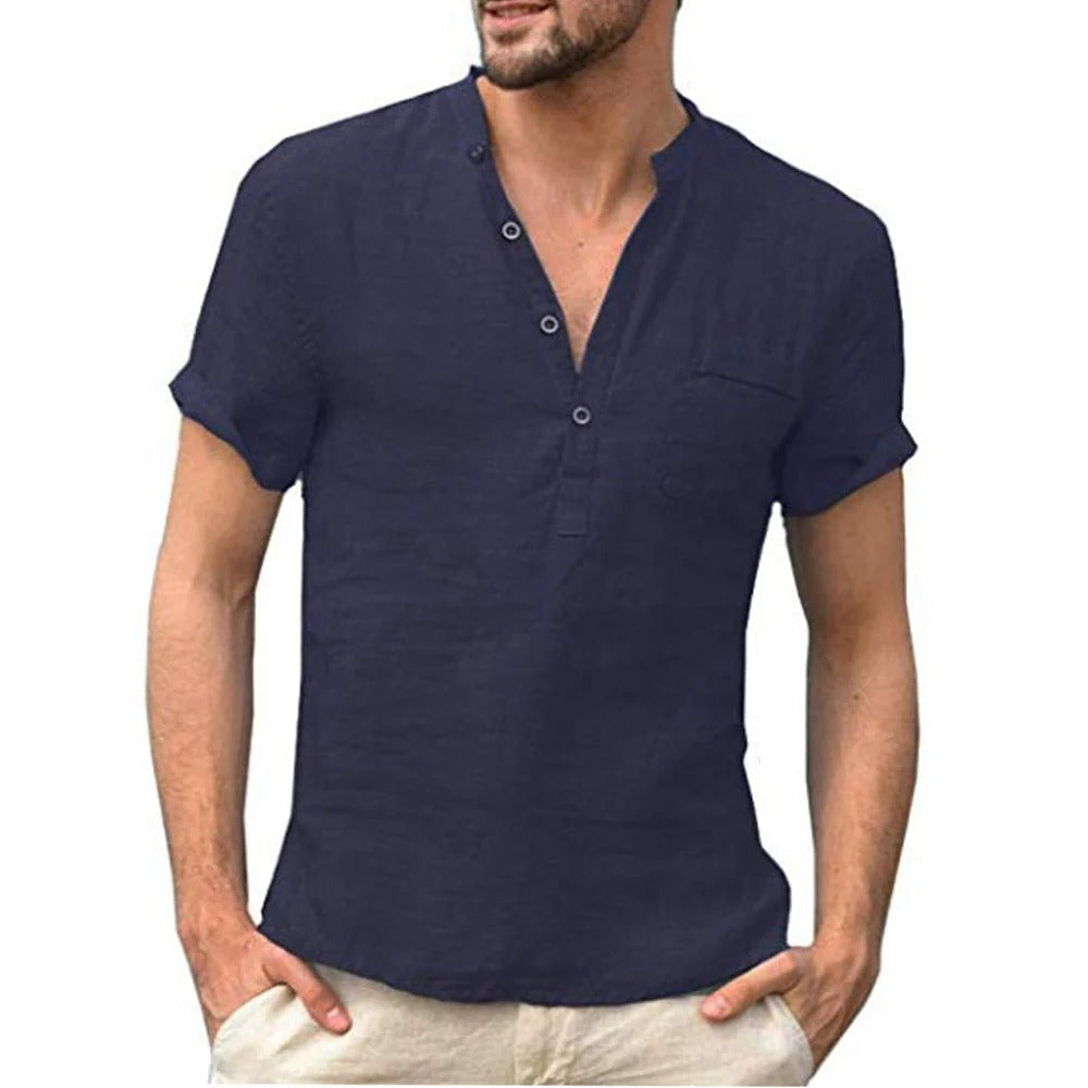 Luchtig Linnen Poloshirt Heren - Felix