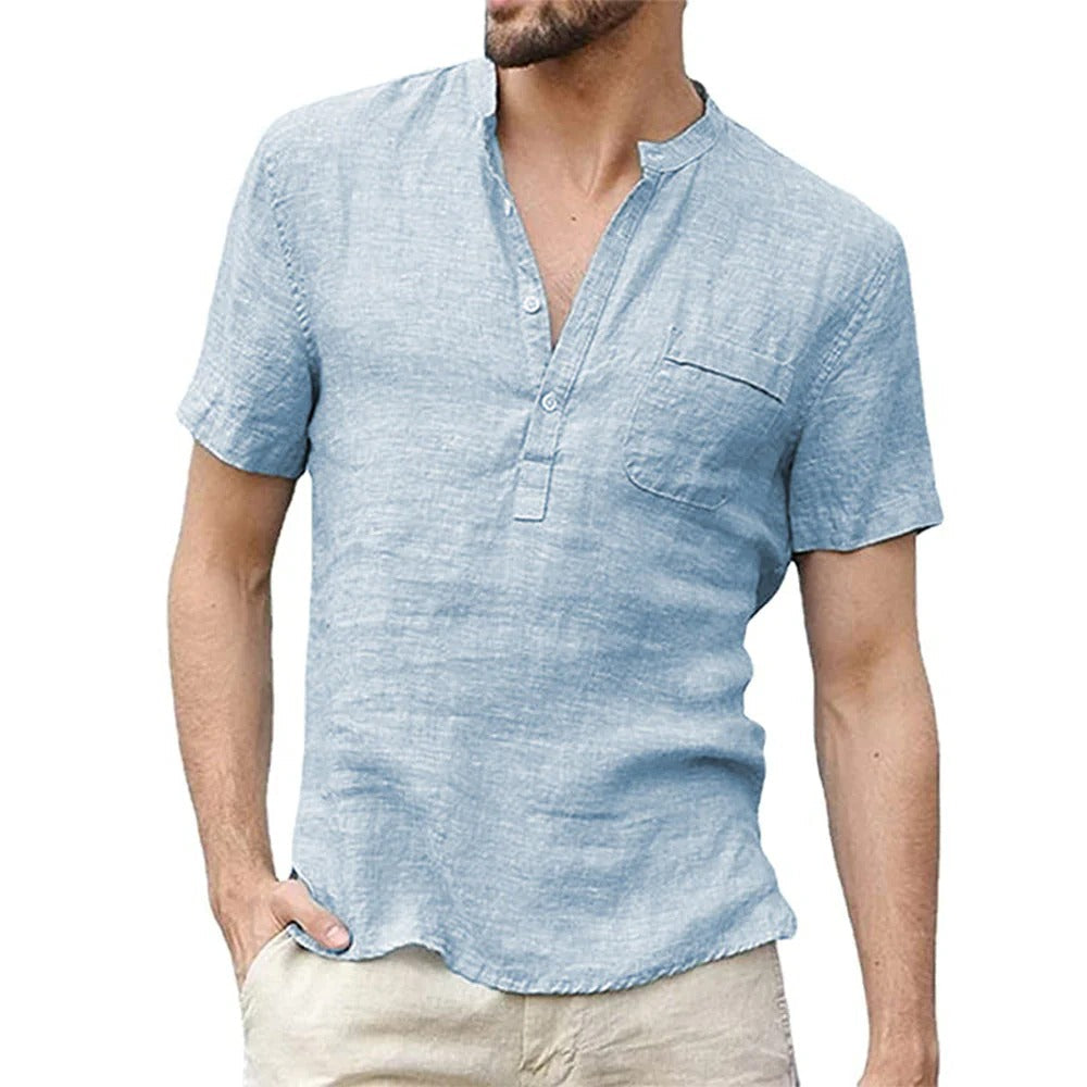 Luchtig Linnen Poloshirt Heren - Felix